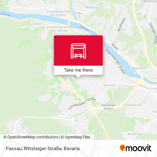 Карта Passau, Rittsteiger Straße
