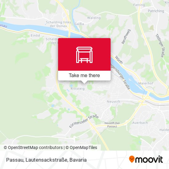 Passau, Lautensackstraße map