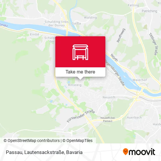 Карта Passau, Lautensackstraße
