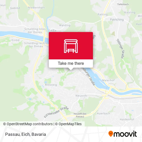 Карта Passau, Eich