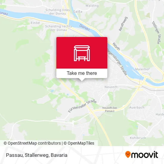 Карта Passau, Stallerweg
