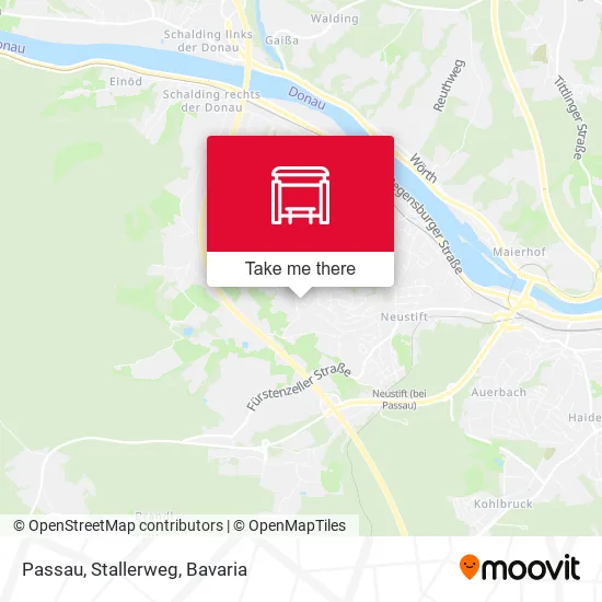 Карта Passau, Stallerweg