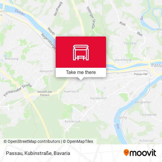 Карта Passau, Kubinstraße