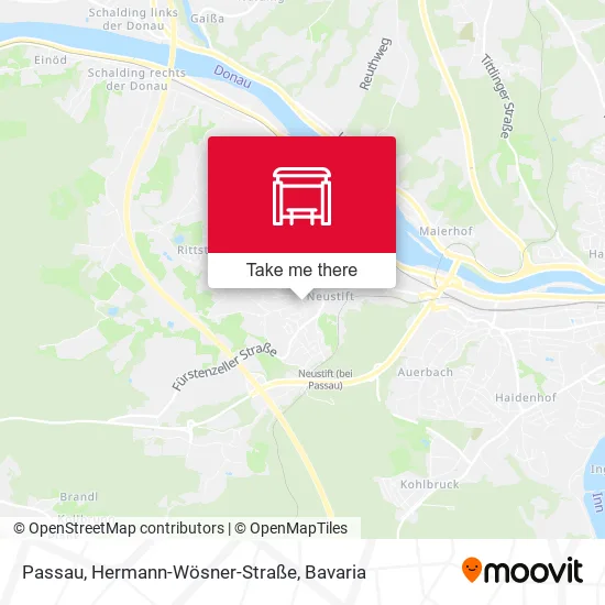Карта Passau, Hermann-Wösner-Straße