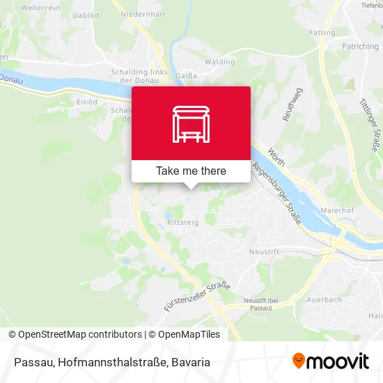 Карта Passau, Hofmannsthalstraße