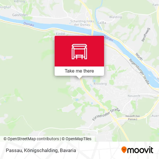 Карта Passau, Königschalding