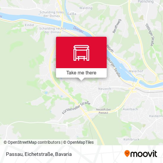 Passau, Eichetstraße map