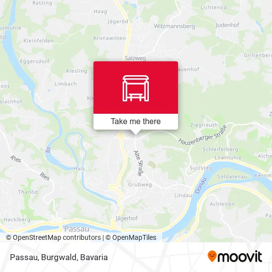 Карта Passau, Burgwald