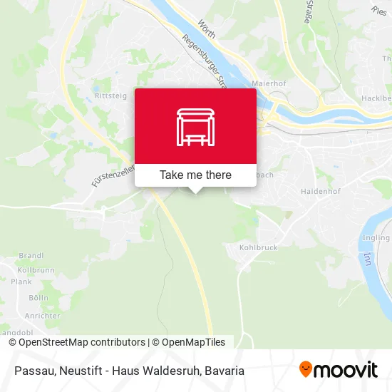 Карта Passau, Neustift - Haus Waldesruh