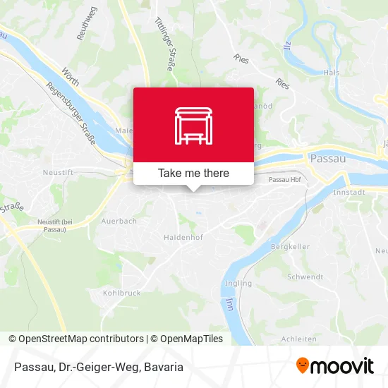 Карта Passau, Dr.-Geiger-Weg