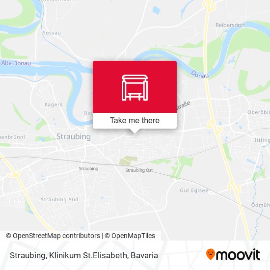 Straubing, Klinikum St.Elisabeth map
