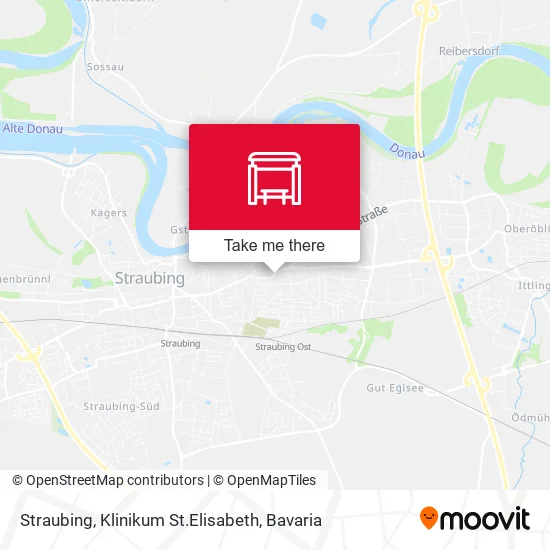 Карта Straubing, Klinikum St.Elisabeth
