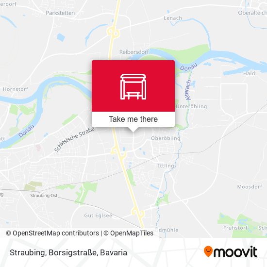 Straubing, Borsigstraße map