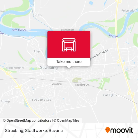 Карта Straubing, Stadtwerke