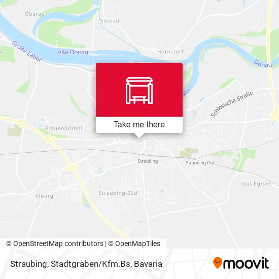 Карта Straubing, Stadtgraben/Kfm.Bs