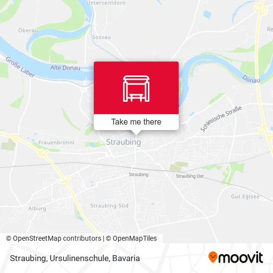 Карта Straubing, Ursulinenschule
