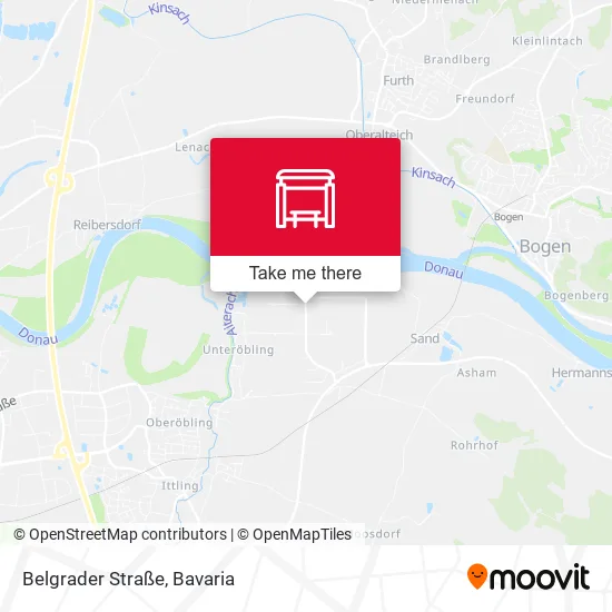 Карта Belgrader Straße