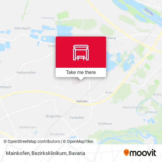 Карта Mainkofen, Bezirksklinikum