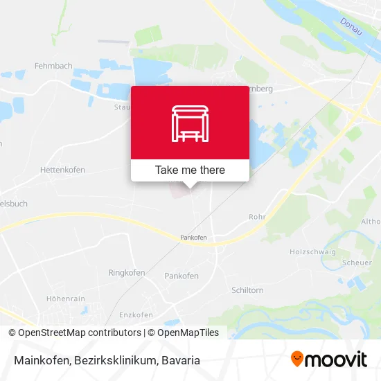 Карта Mainkofen, Bezirksklinikum