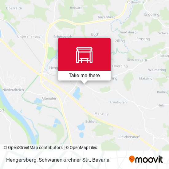 Hengersberg, Schwanenkirchner Str. map