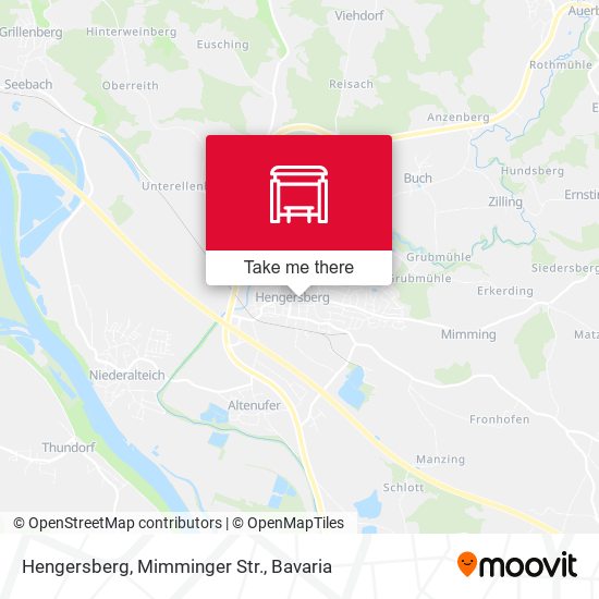Hengersberg, Mimminger Str. map