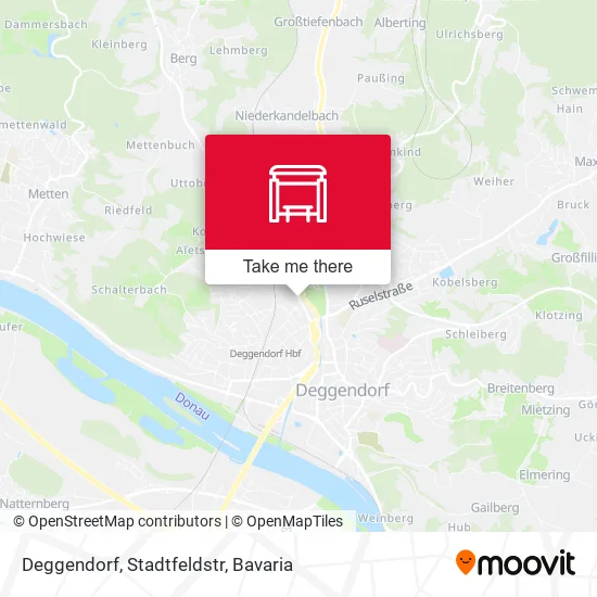 Карта Deggendorf, Stadtfeldstr