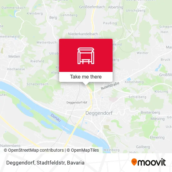 Карта Deggendorf, Stadtfeldstr