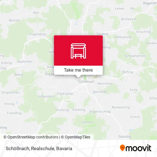 Карта Schöllnach, Realschule
