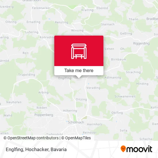 Карта Englfing, Hochacker