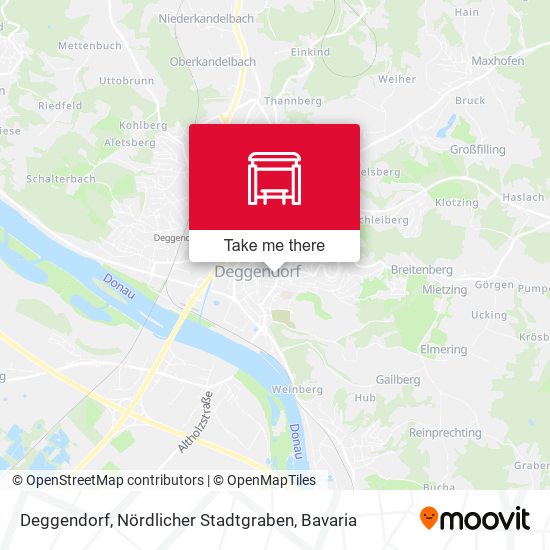 Deggendorf, Nördlicher Stadtgraben map