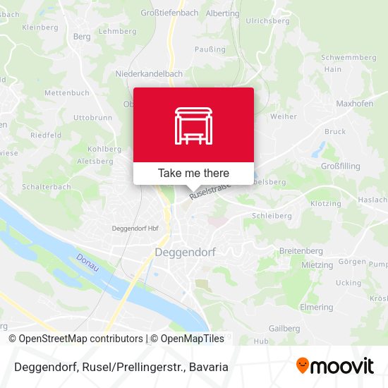 Карта Deggendorf, Rusel / Prellingerstr.