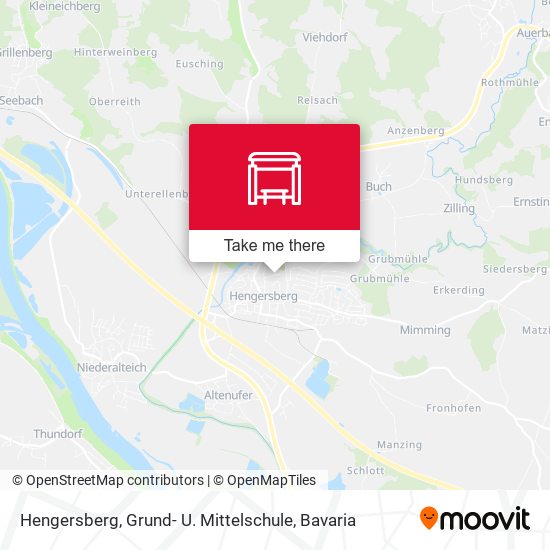 Hengersberg, Grund- U. Mittelschule map