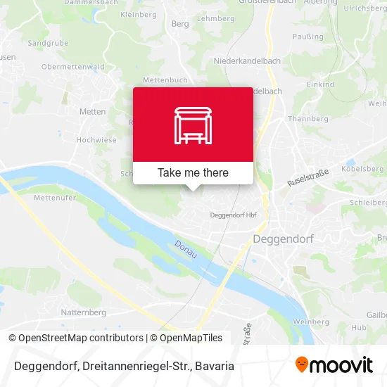 Карта Deggendorf, Dreitannenriegel-Str.