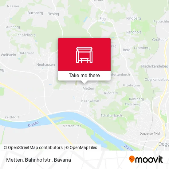 Карта Metten, Bahnhofstr.