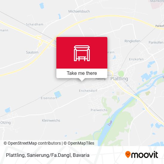 Plattling, Sanierung/Fa.Dangl map
