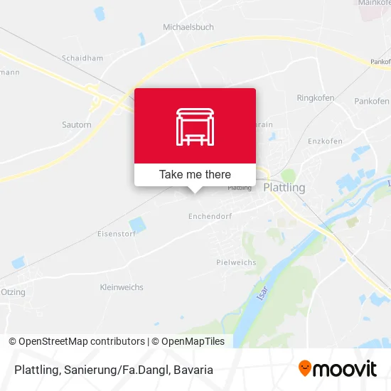Карта Plattling, Sanierung/Fa.Dangl