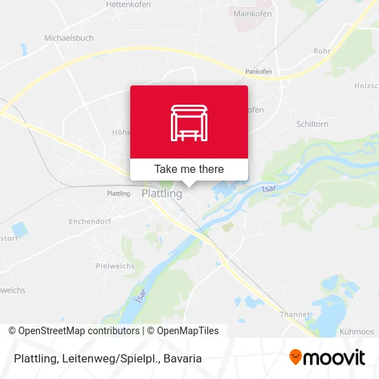 Карта Plattling, Leitenweg/Spielpl.
