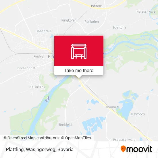 Карта Plattling, Wasingerweg