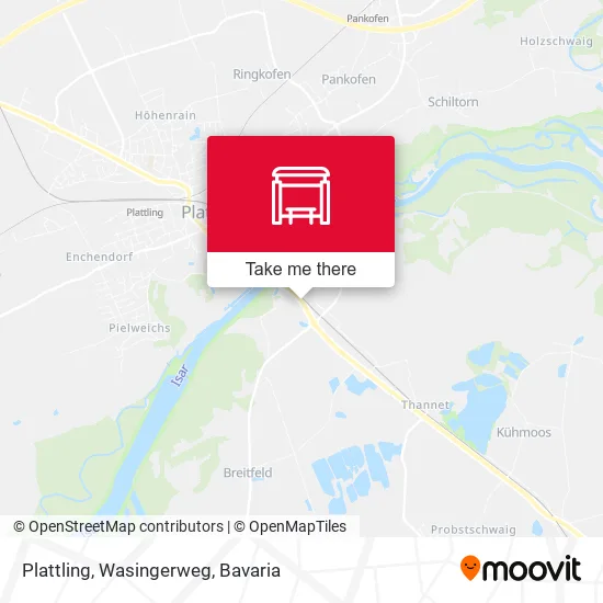 Карта Plattling, Wasingerweg