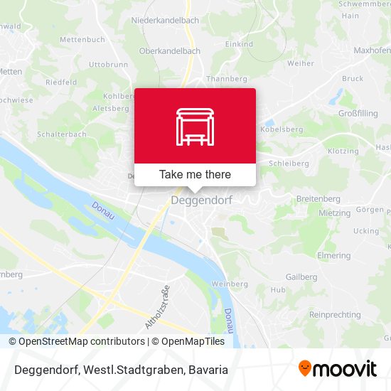 Deggendorf, Westl.Stadtgraben map