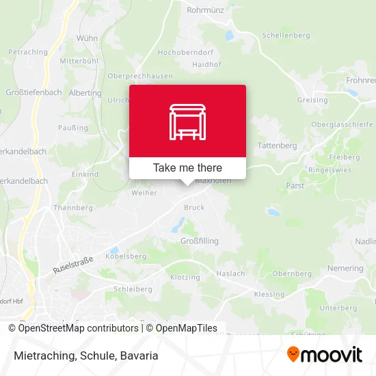 Карта Mietraching, Schule