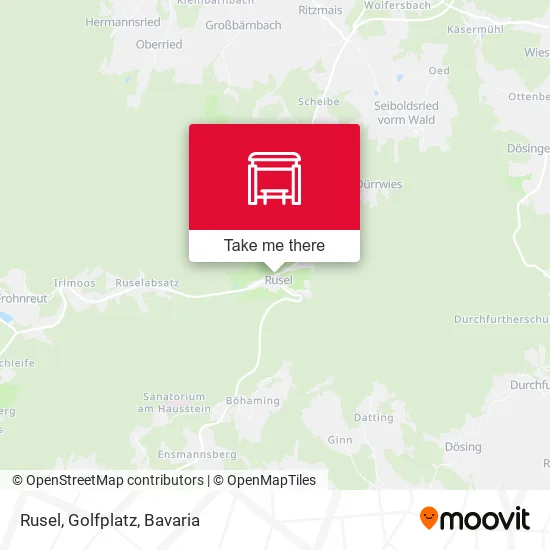 Карта Rusel, Golfplatz
