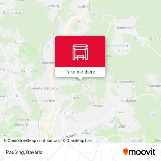 Карта Paußing