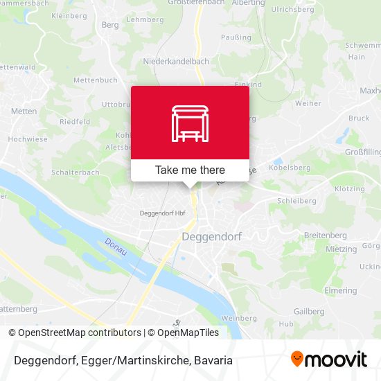 Deggendorf, Egger / Martinskirche map