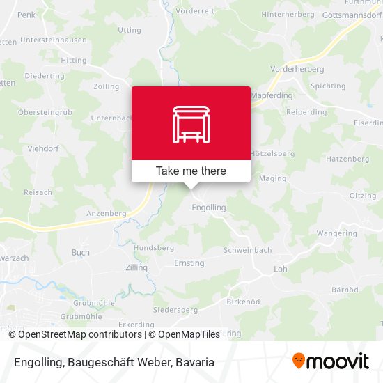 Engolling, Baugeschäft Weber map