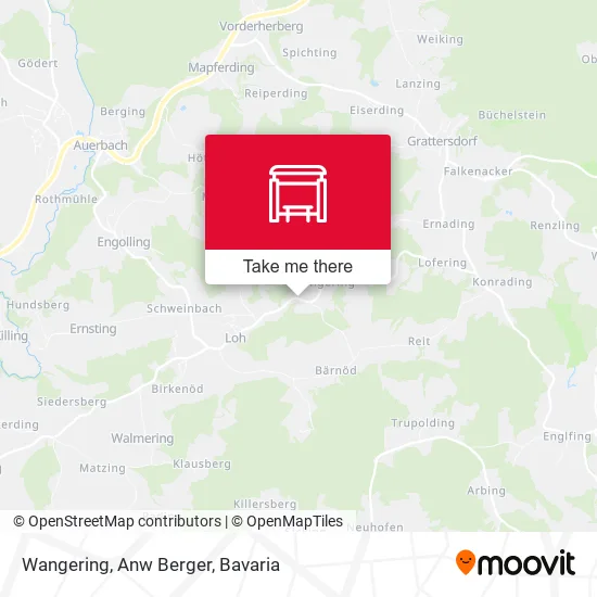 Карта Wangering, Anw Berger