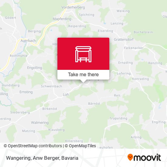 Карта Wangering, Anw Berger