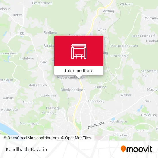 Карта Kandlbach