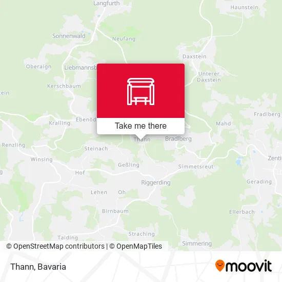 Карта Thann