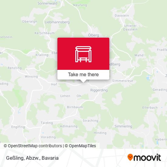 Карта Geßling, Abzw.